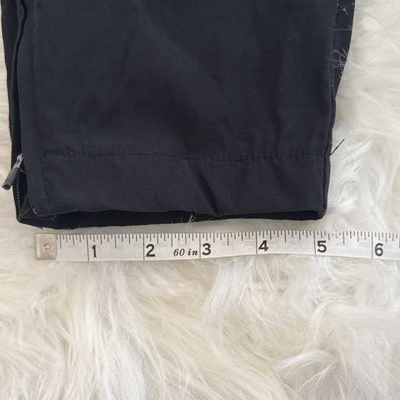 Women's Elastic Waist Track Pants - Black - Picture 7 of 7